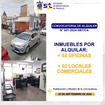 Convocatoria de Alquiler N° 001-2024-SBT/CA